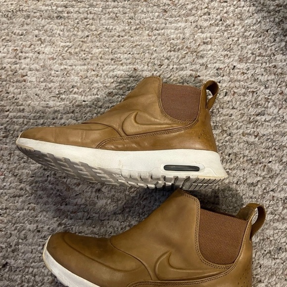 Nike Air Max Thea Ale Brown Leather Women's Boots  Size 7 - Picture 4 of 7